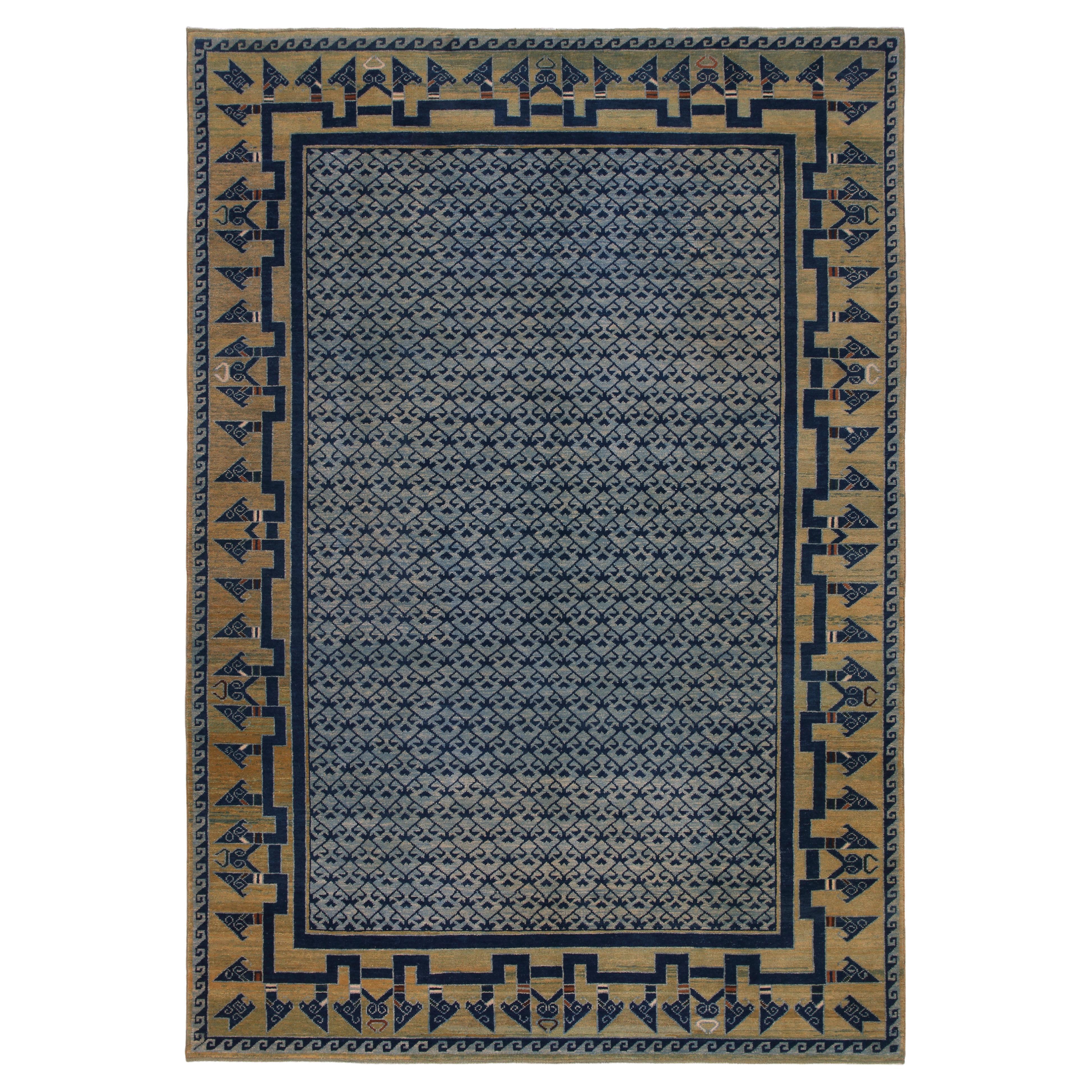 Ararat Rugs the Alaeddin Mosque Diamond Lattice Carpet Seljuk Rug, Natural Dyed For Sale