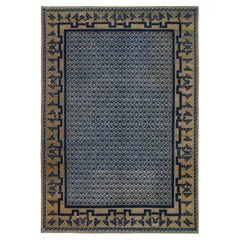 Ararat Rugs the Alaeddin Mosque Diamond Lattice Carpet Seljuk Rug, Natural Dyed