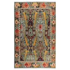 Tappeto Ararat Rugs the Barbieri Tree Design, Tappeto Persiano Revival, Tinta Naturale