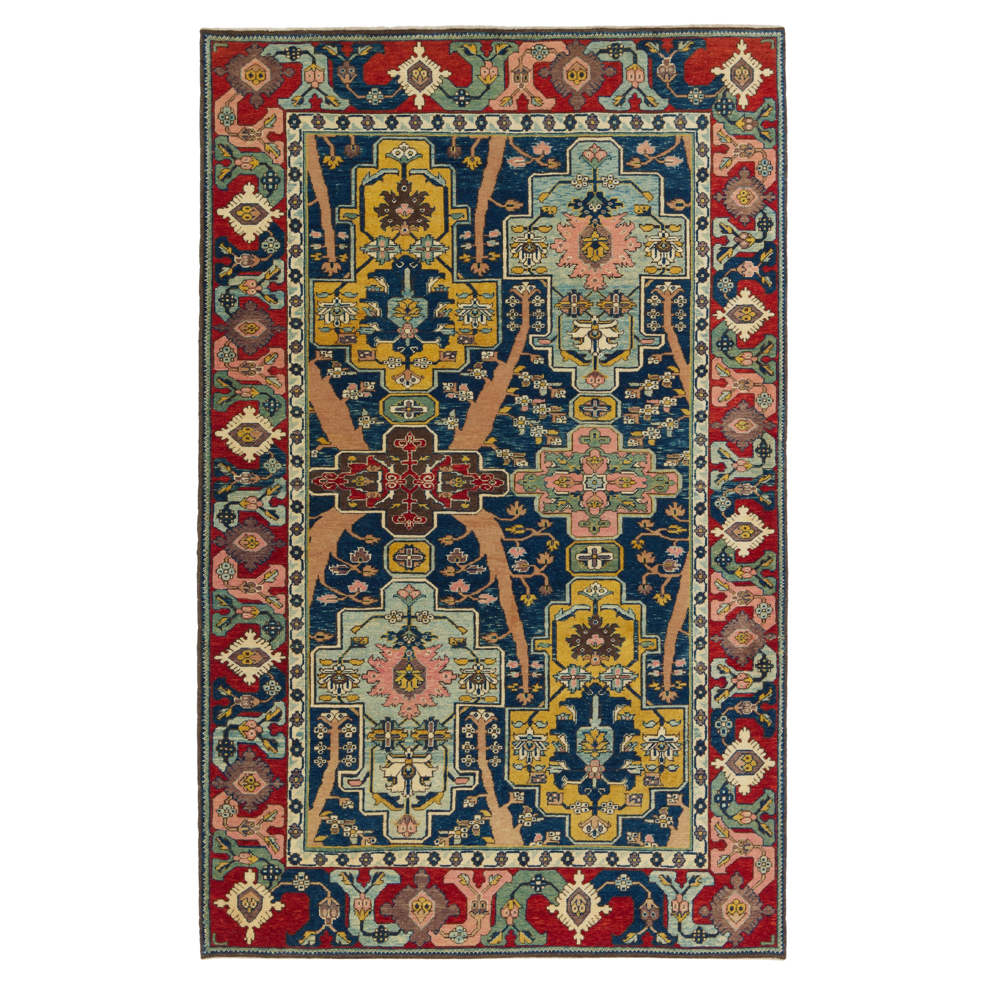 Ararat Rugs the Barbieri Tree Design Carpet Persian Revival Rug Wool Natural Dye For Sale