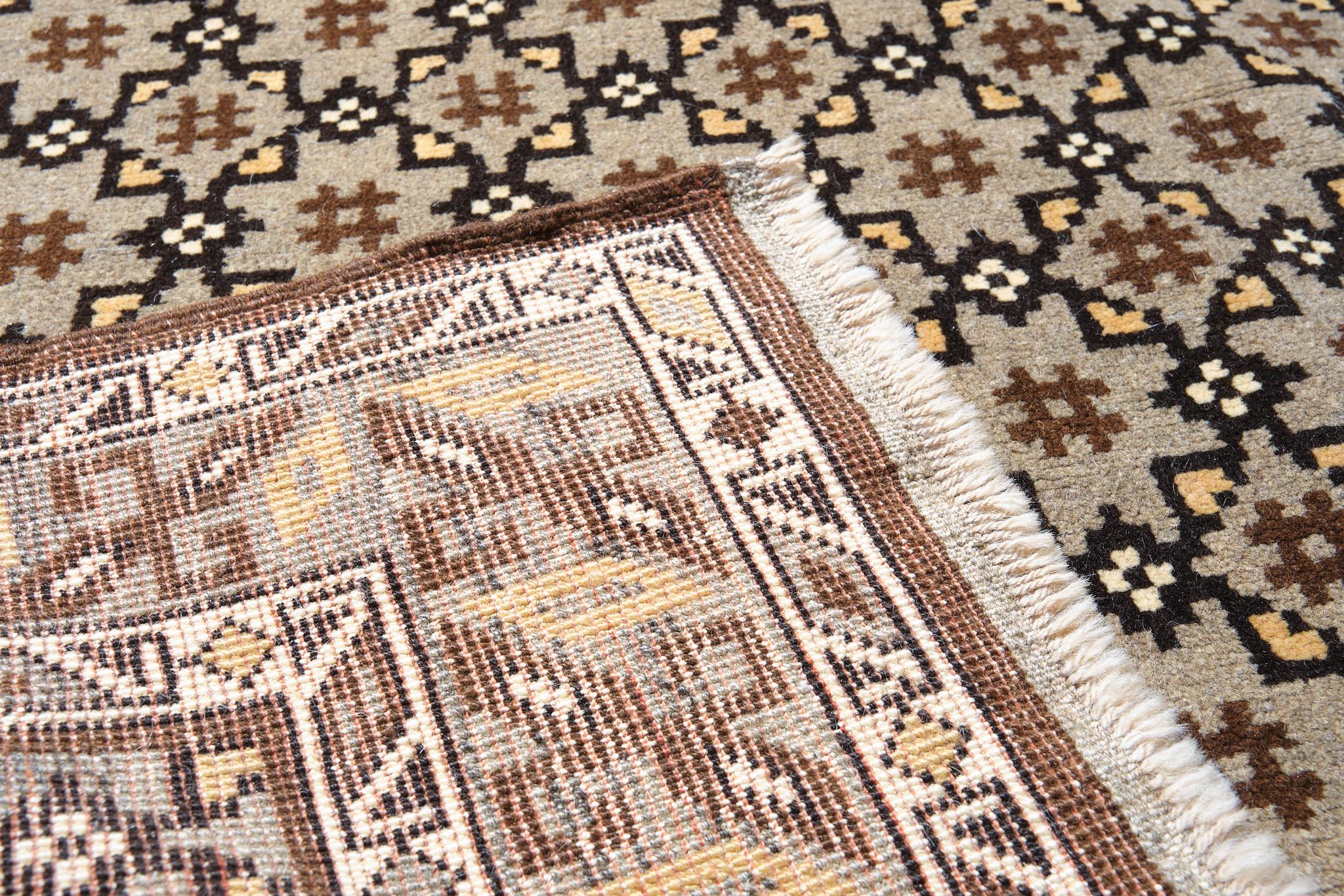Turkish Ararat Rugs the Divrigi Ulu Mosque Carpet Anatolian Revival Rug, Natural Dyed For Sale