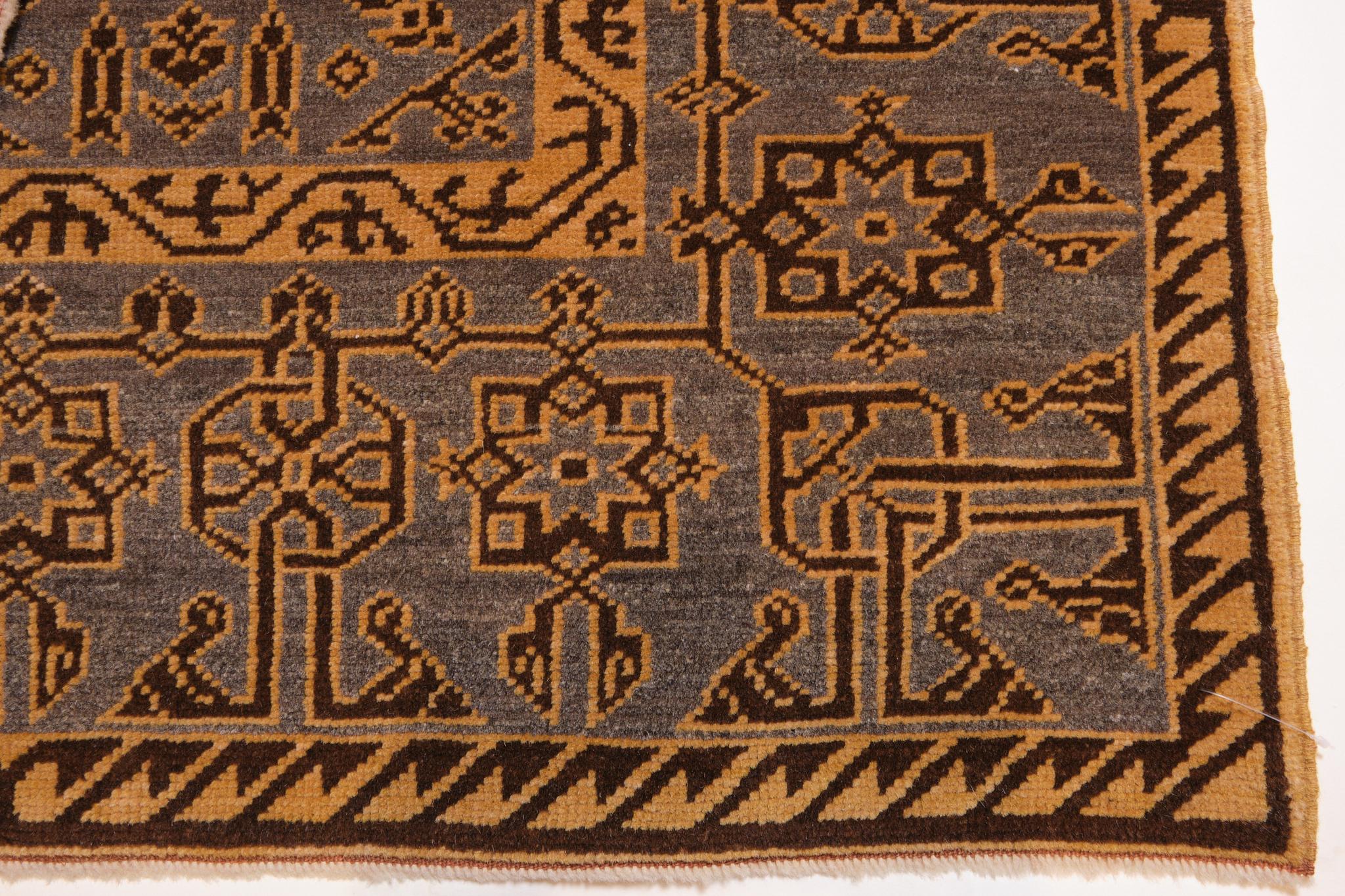 Turkish Ararat Rugs The Divrigi Ulu Mosque Carpet Anatolian Revival Rug, Natural Dyed For Sale
