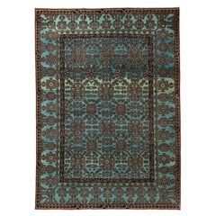 Ararat Rugs the Divrigi Ulu Mosque Carpet Anatolian Revival Rug, Natural Dyed