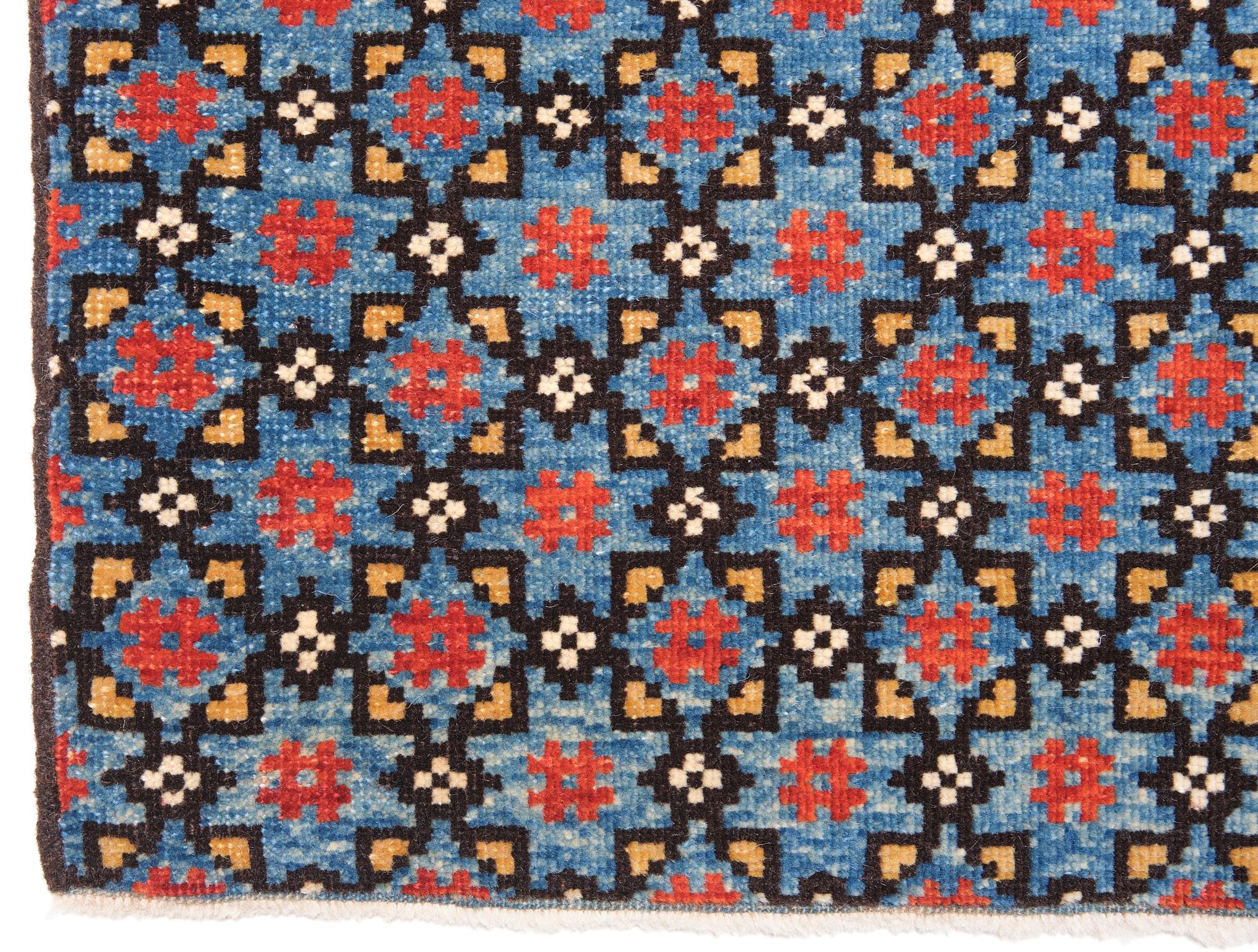 The source of the carpet comes from the book Turkish Carpets from the 13th – 18th centuries, Ahmet Ertug, 1996 pl.16. This 15th-century carpet is from Ulu Mosque, Divrigi Sivas region, central Anatolia. The Seljuk period marks one of the highest