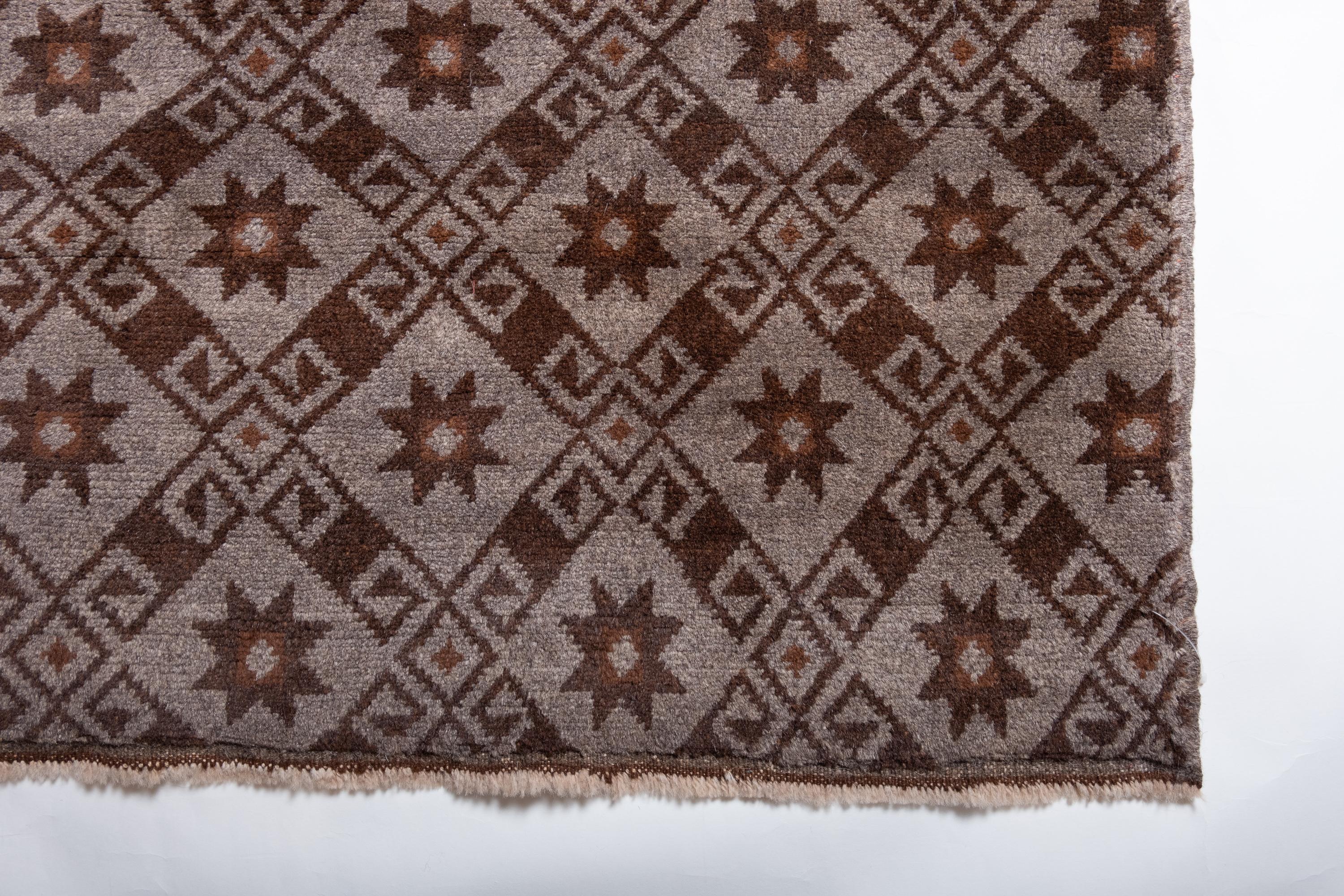 Alfombras Ararat la Mezquita Esrefoglu Estrellas en Rejilla Alfombra Anatolia Teñida Natural Renacimiento en venta