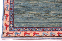 Tappeti Ararat il Tappeto Greene & Greene, Tappeto di Fiume Impressionista Moderno Tinto Naturale