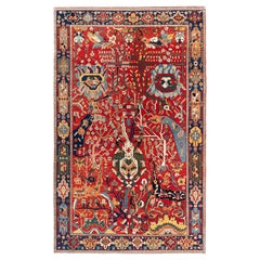 Ararat Rugs the Kevorkoff Carpet 18th Century Persian Revival Rug, Natural Dyed