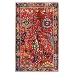 Ararat Rugs the Kevorkoff Carpet 18th Century Persian Revival Rug, Natural Dyed