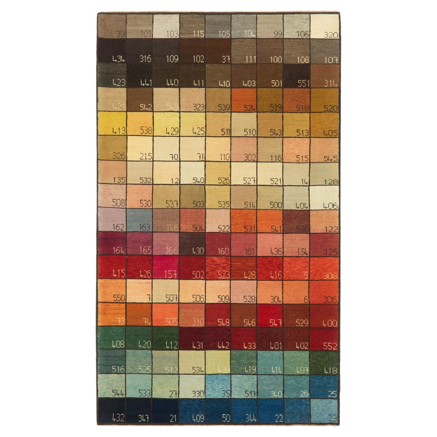 Ararat Rugs The Original Color Chart Rugs, Turkish Carpet, Natural Dyed Cartela (tapis turc, teinture naturelle) en vente