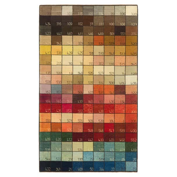 Ararat Rugs The Original Color Chart Rug, Turkish Carpet, Natural Dyed ...