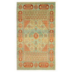 Ararat Rugs The Simonetti Mamluk Carpet 16th C. Revive Rug, Square Natural Dyed