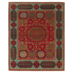 Ararat Rugs The Simonetti Mamluk Carpet 16th C. Revival Rug, Square Natural Dyed