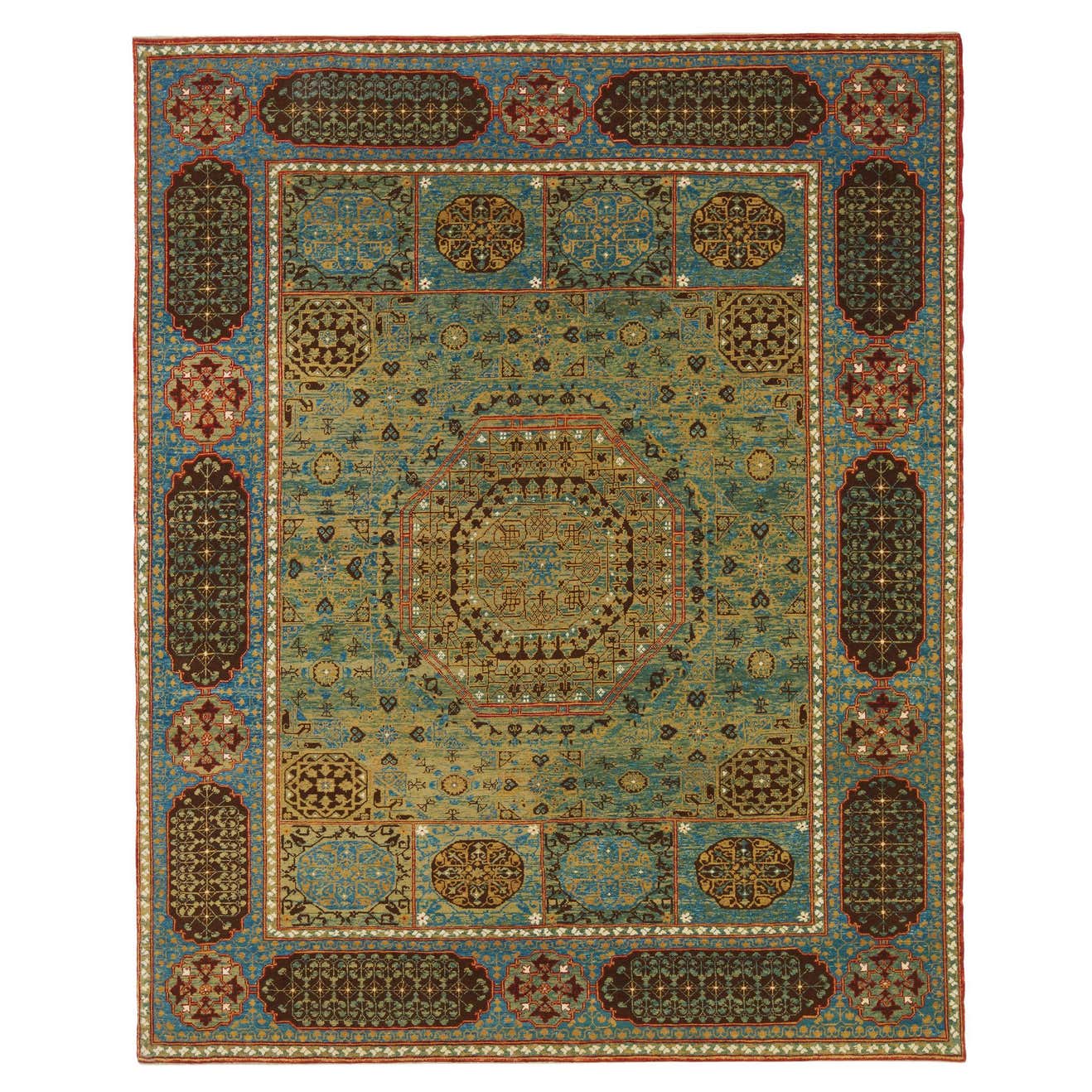 Ararat Rugs the Simonetti Mamluk Carpet 16th Century Revival, Natural ...