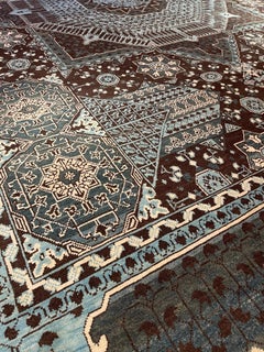 Ararat Rugs the Simonetti Mamluk Carpet 16th Century Revival Rug, Natural Dyed