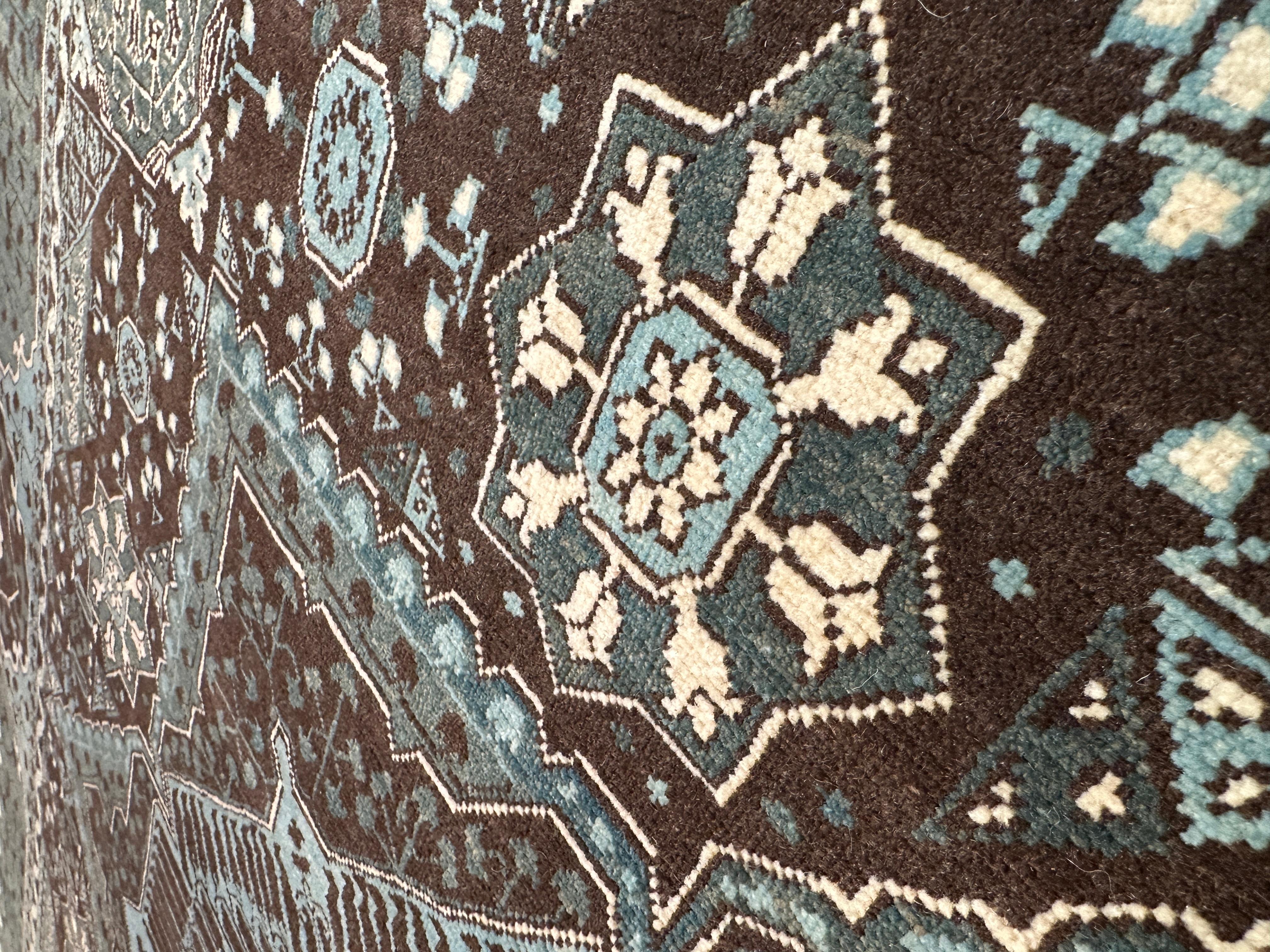 Contemporary Ararat Rugs the Simonetti Mamluk Carpet 16th Century Revival Rug, Natural Dyed For Sale