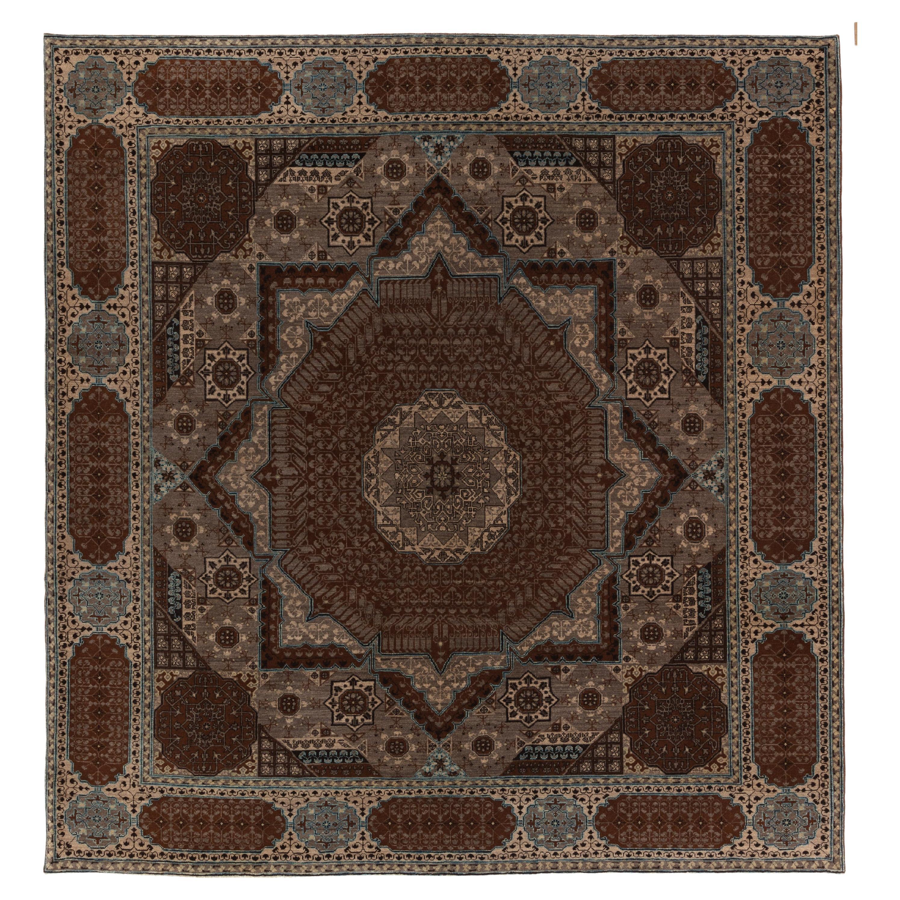 Ararat-Teppiche The Simonetti Mamluk Teppich 16. Jahrhundert Revival Teppich - Naturfarben