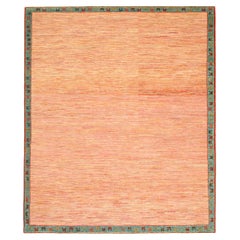 Ararat-Teppiche in Weichrosa – moderner Teppich – natürlich gefärbt