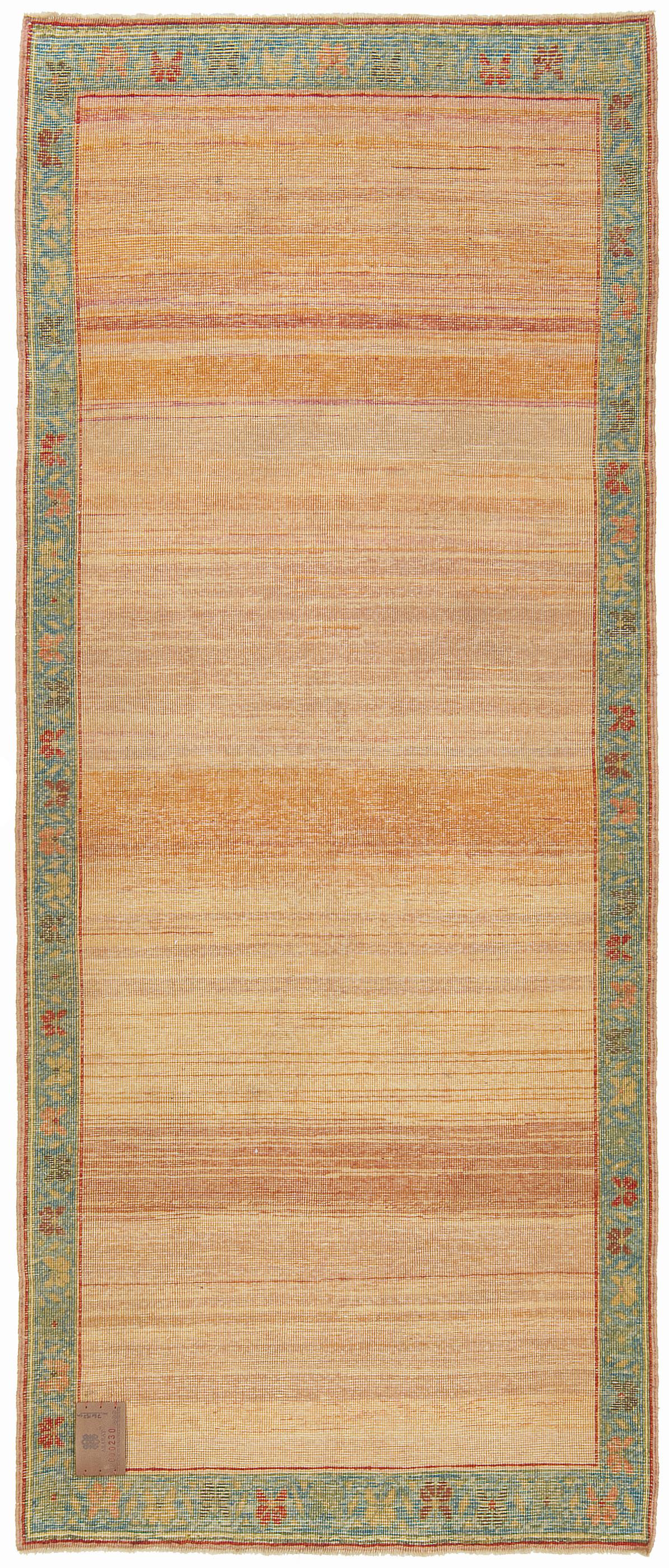 This unique design rug is interpreted by our designers with a mixture of Ararat Rugs’ soft tone natural dyed hand-spun yarns.
This modern carpet is looking like the sand in the desert.

Color summary: 10 colors in total, most used 4 colors
