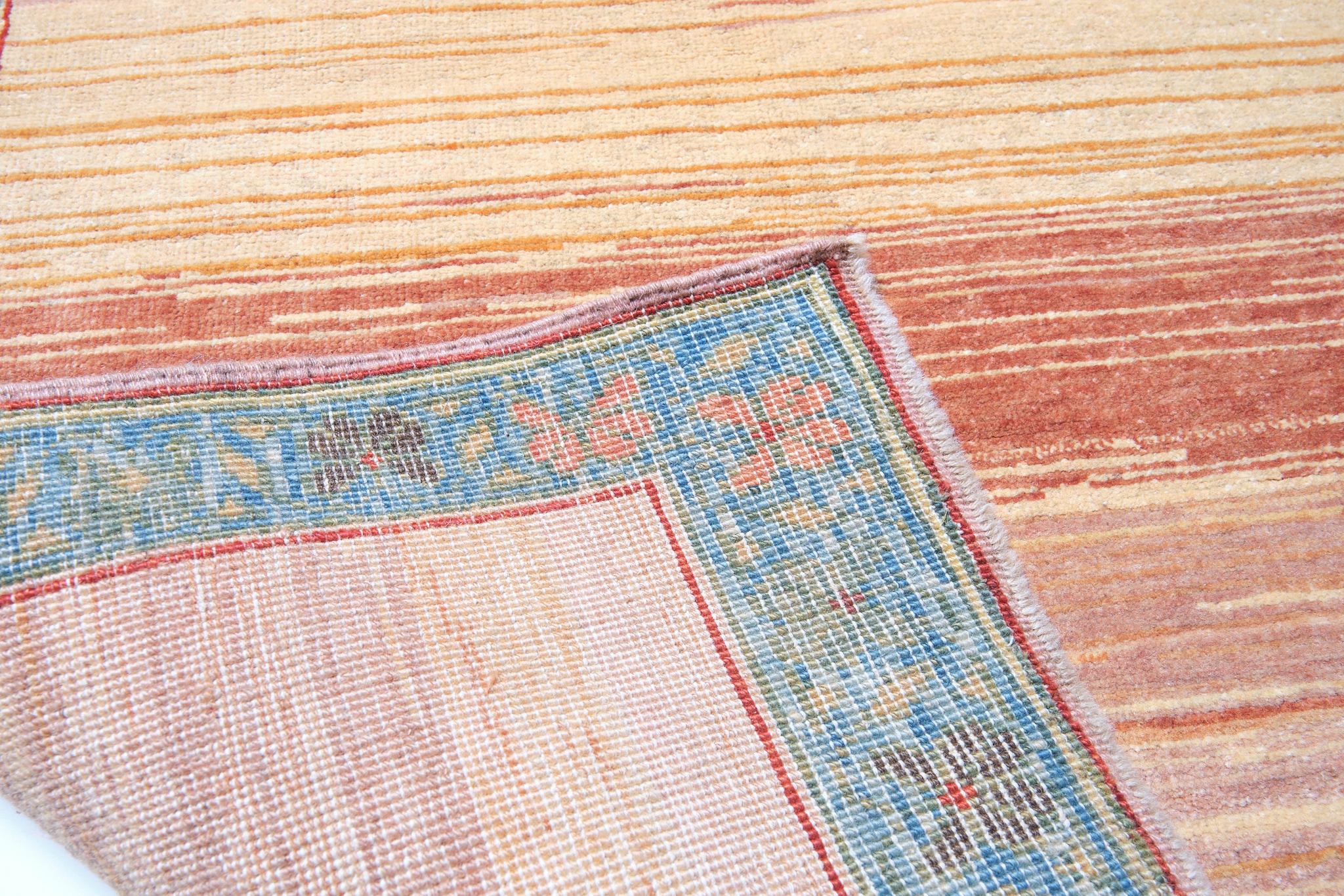 Revival Ararat Rugs The Soft Pink Color Rug, Modern Desert Sand Carpet, Natural Dyed For Sale