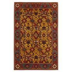 Ararat Rugs Il Tappeto a Lattice Spuhler con Tulipani e Foglie a Tintura Naturale