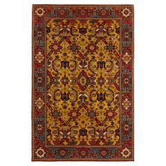 Ararat Rugs The Spuhler Lattice Carpet with Tulips and Leaves Natural Dye Rug