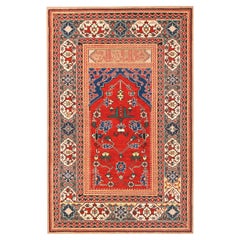 Ararat Rugs Transilvanian Ushak Prayer Rug Anatolian Revival Carpet Natural Dyed