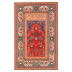 Tappeti Ararat Transilvanian Ushak Prayer Rug Tappeto revival dell'Anatolia tinto naturalmente