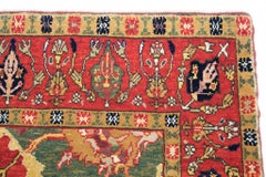 Ararat Rugs Alfombra Turca Corte Manufacturado Alfombra Otomana Renacimiento Teñido Natural