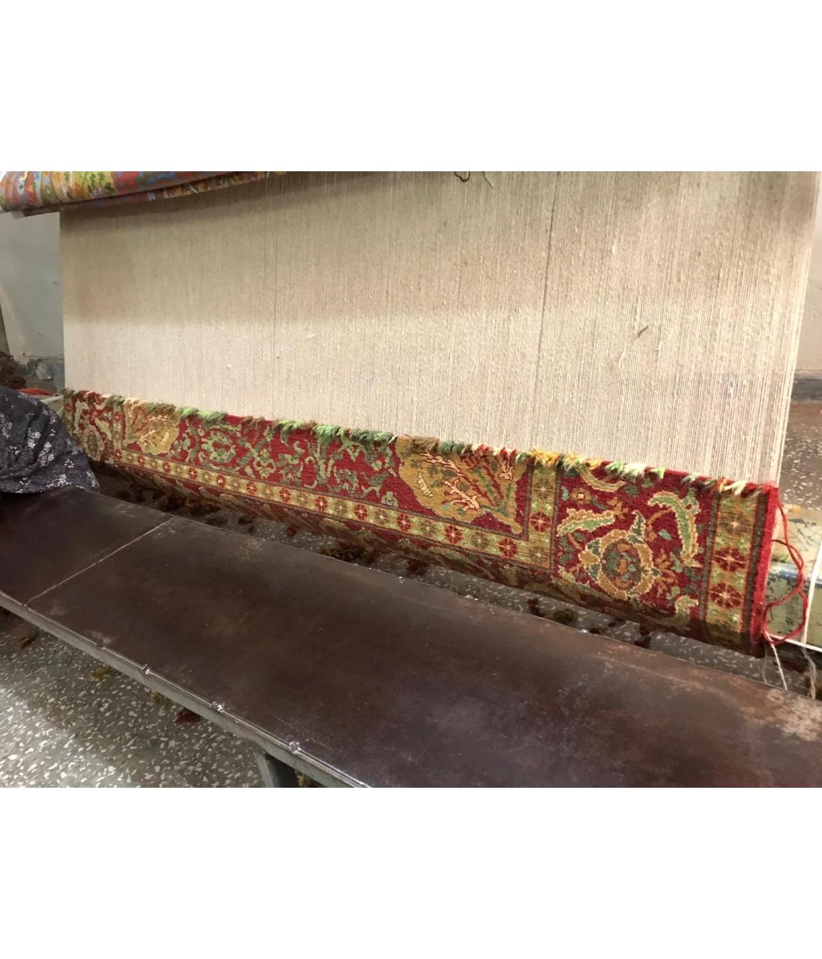 Ararat Teppich Türkischer Hofgewerbe-Teppich Ottoman Revival Teppich Naturfarben im Angebot 1