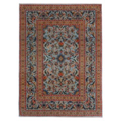 Ararat Teppich Türkischer Hofgewerbe-Teppich Ottoman Revival Teppich Naturfarben
