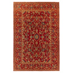Ararat Teppich Türkischer Hofgewerbe-Teppich Ottoman Revival Teppich Naturfarben