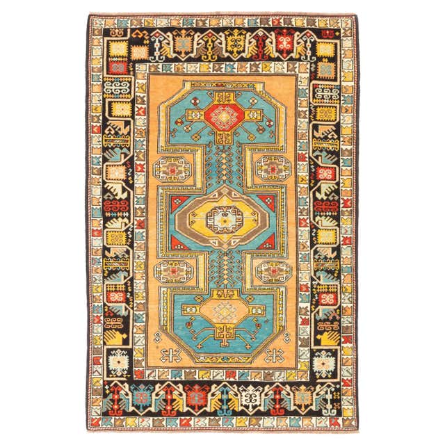 Semi-Antique Mahal Rug For Sale at 1stDibs