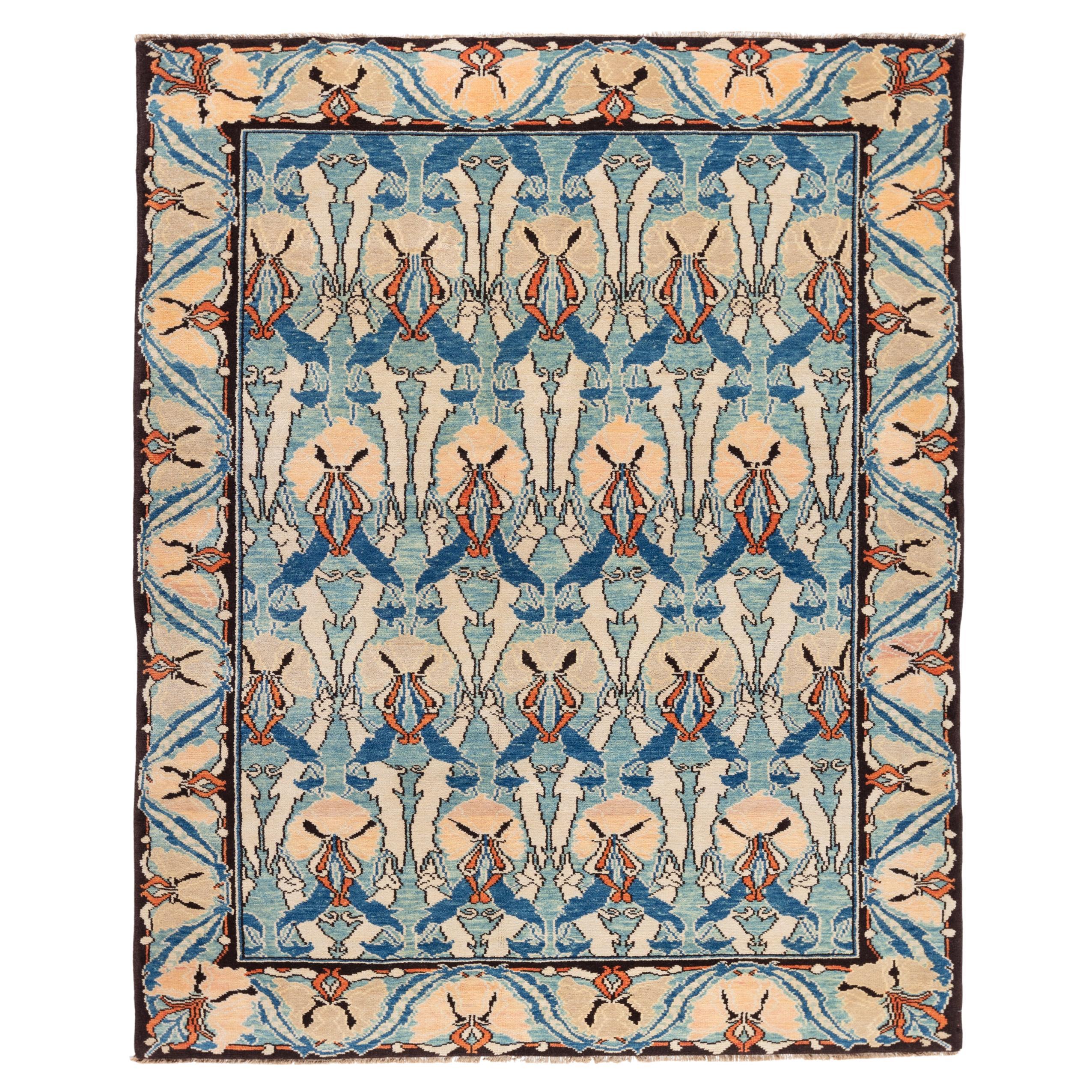 Ararat Rugs William Morris Style Carpet Arts & Crafts Design Natural Dyed