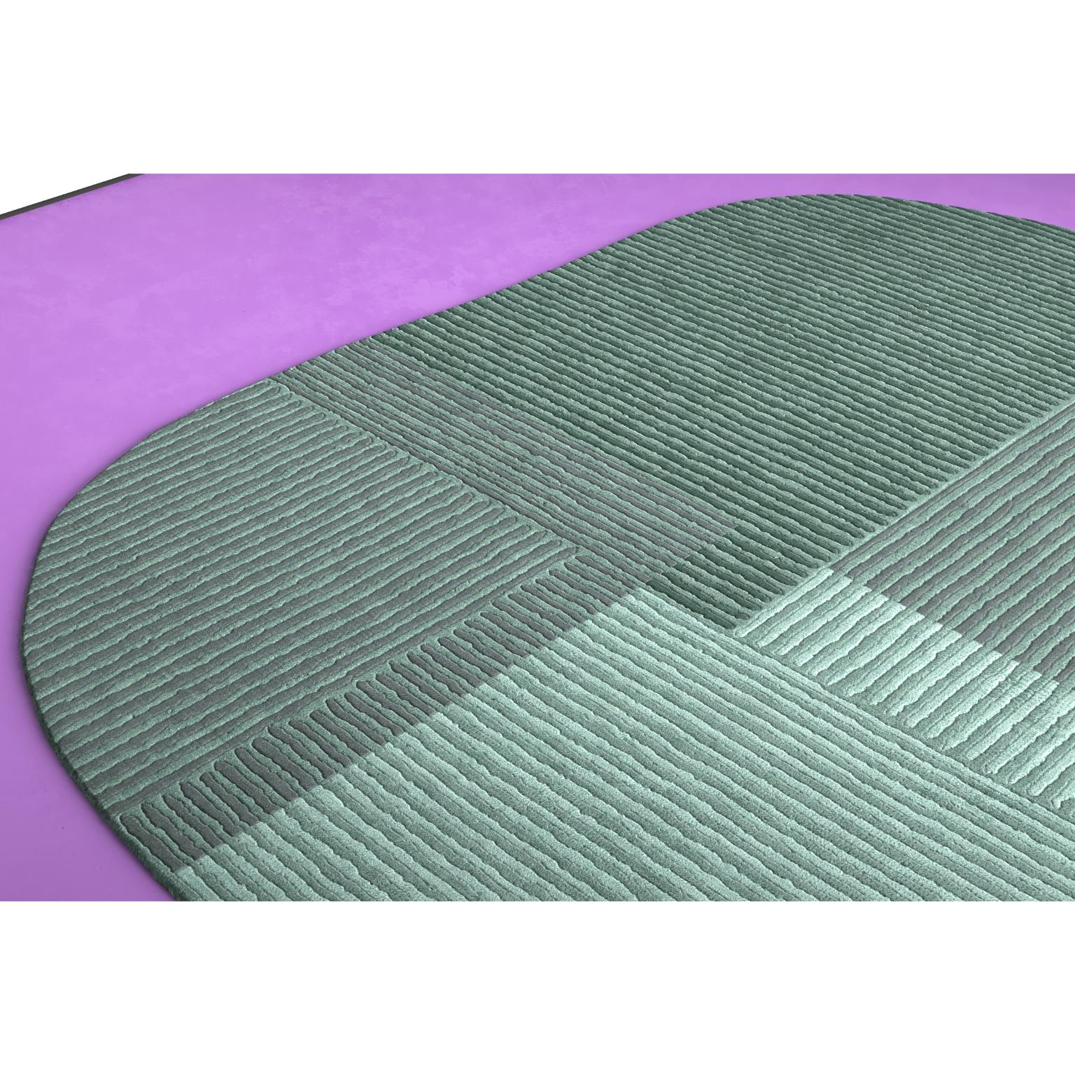 Arashi Desert Rug by Antilla Di Lauro
Dimensions: L 205 x H 280 cm.
Materials: New Zealand wool and fine bamboo silk.

Antilla Di Lauro (b. 1989, Milan, Italy) designs and creates one-of-a-kind rugs and tapestries. After earning a Master's degree