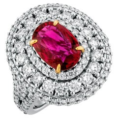 ARAYIAN 2.01-Carat Ruby & Diamond Ring