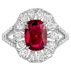 Anello ARAYIAN con rubino di 2,07 carati e diamante