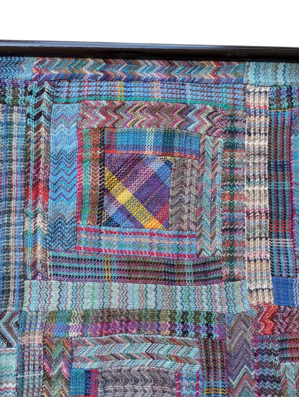 Tapisserie Missoni bleu clair à suspendre, Italie 1980 Bon état - En vente à Firenze, FI