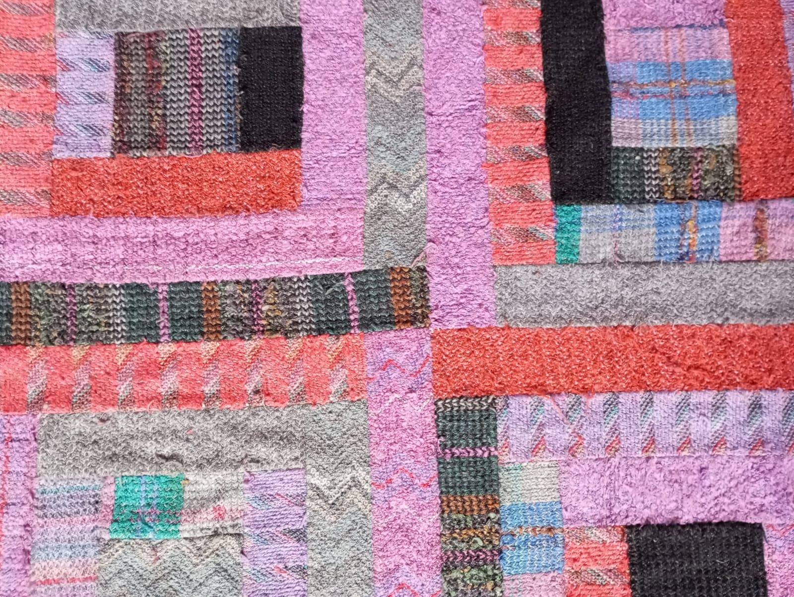 Italian Missoni tapestry in wool signed  Giorgio Saporiti '93 For Sale