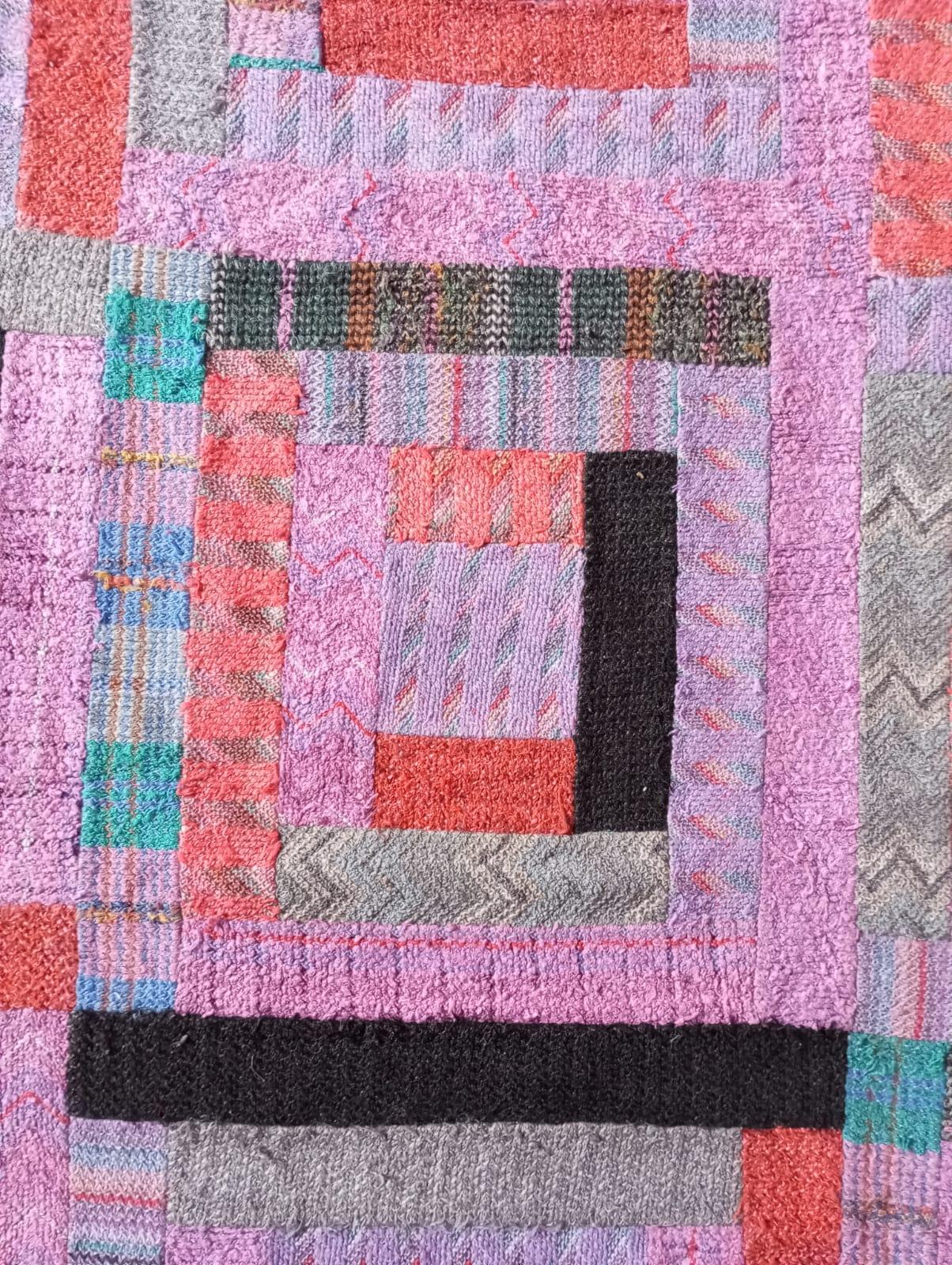 Missoni tapestry in wool signed  Giorgio Saporiti '93 In Good Condition For Sale In Firenze, FI