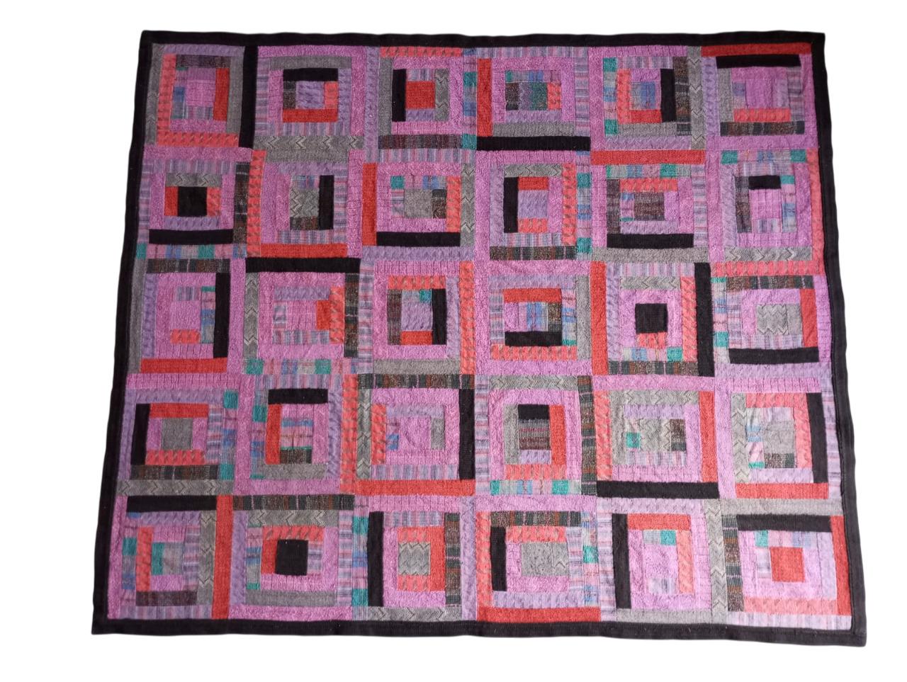 Late 20th Century Missoni tapestry in wool signed  Giorgio Saporiti '93 For Sale