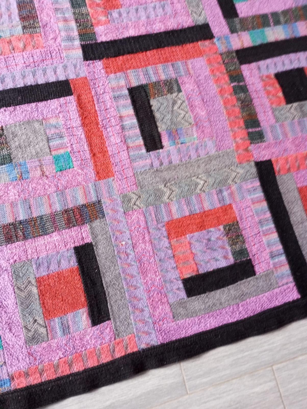 Missoni tapestry in wool signed  Giorgio Saporiti '93 For Sale 1
