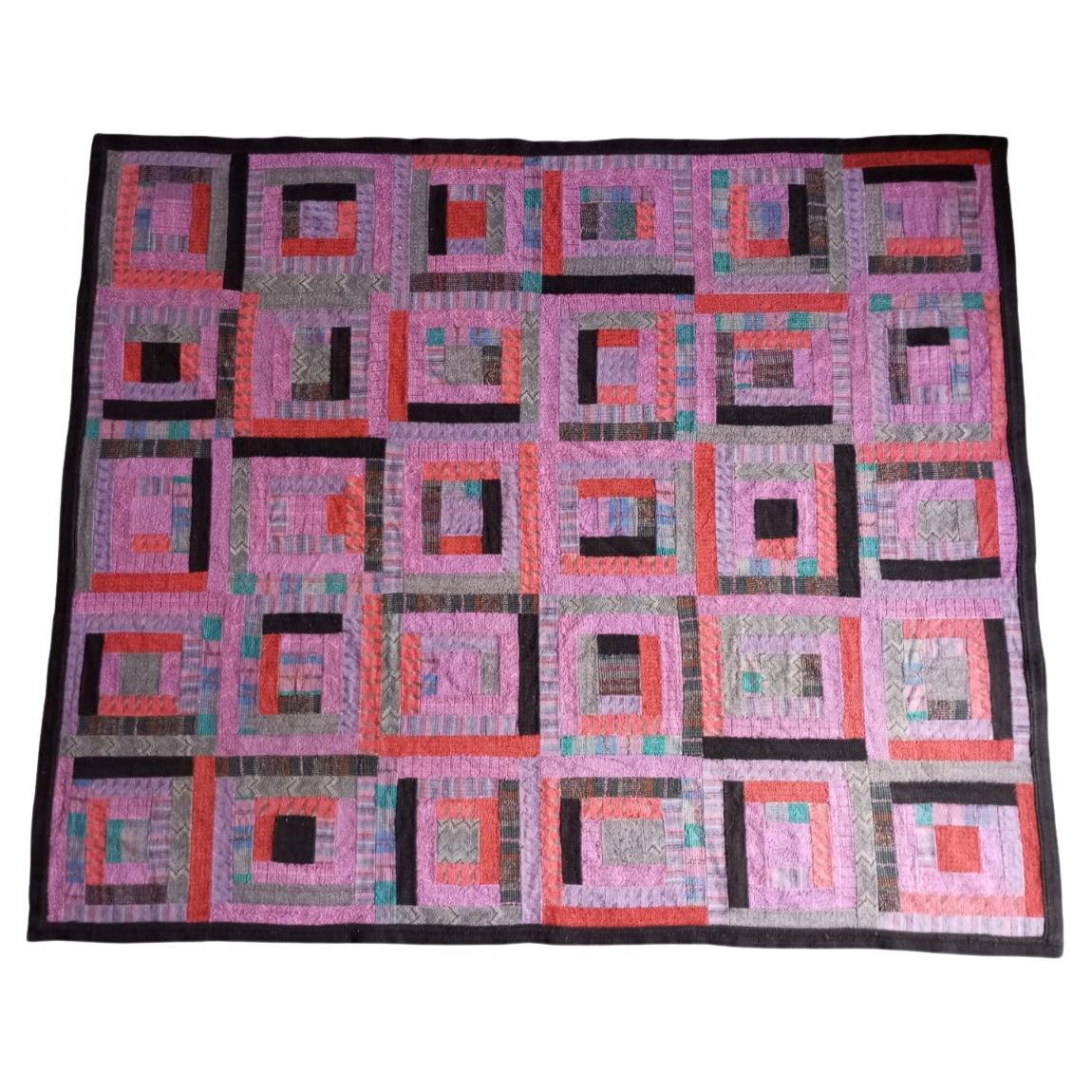 Missoni tapestry in wool signed  Giorgio Saporiti '93 For Sale
