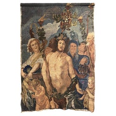 Antique Tapestry depicting the triumph of Bacchus