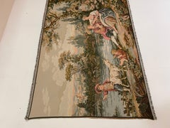 Arazzo rettangolare francese vintage degli anni '90