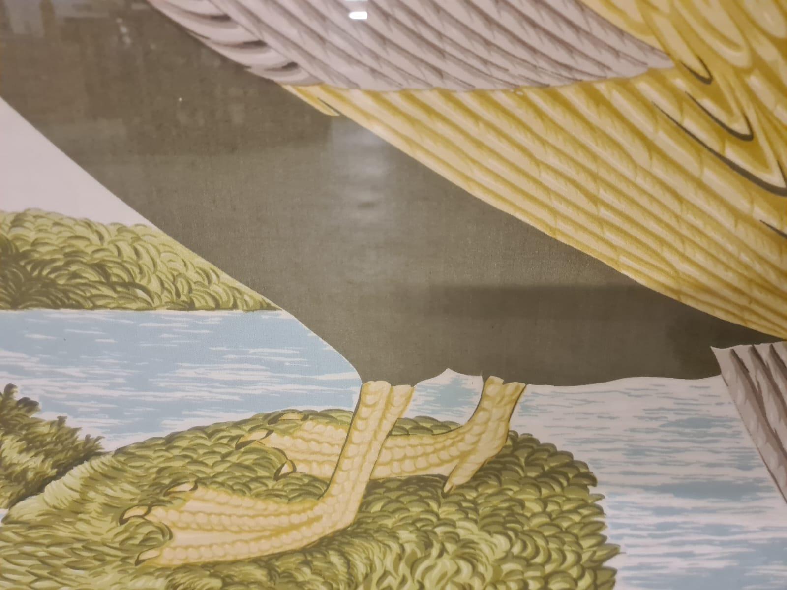 Tapestry on silk by Fabbriziani & Calandra For Sale 3