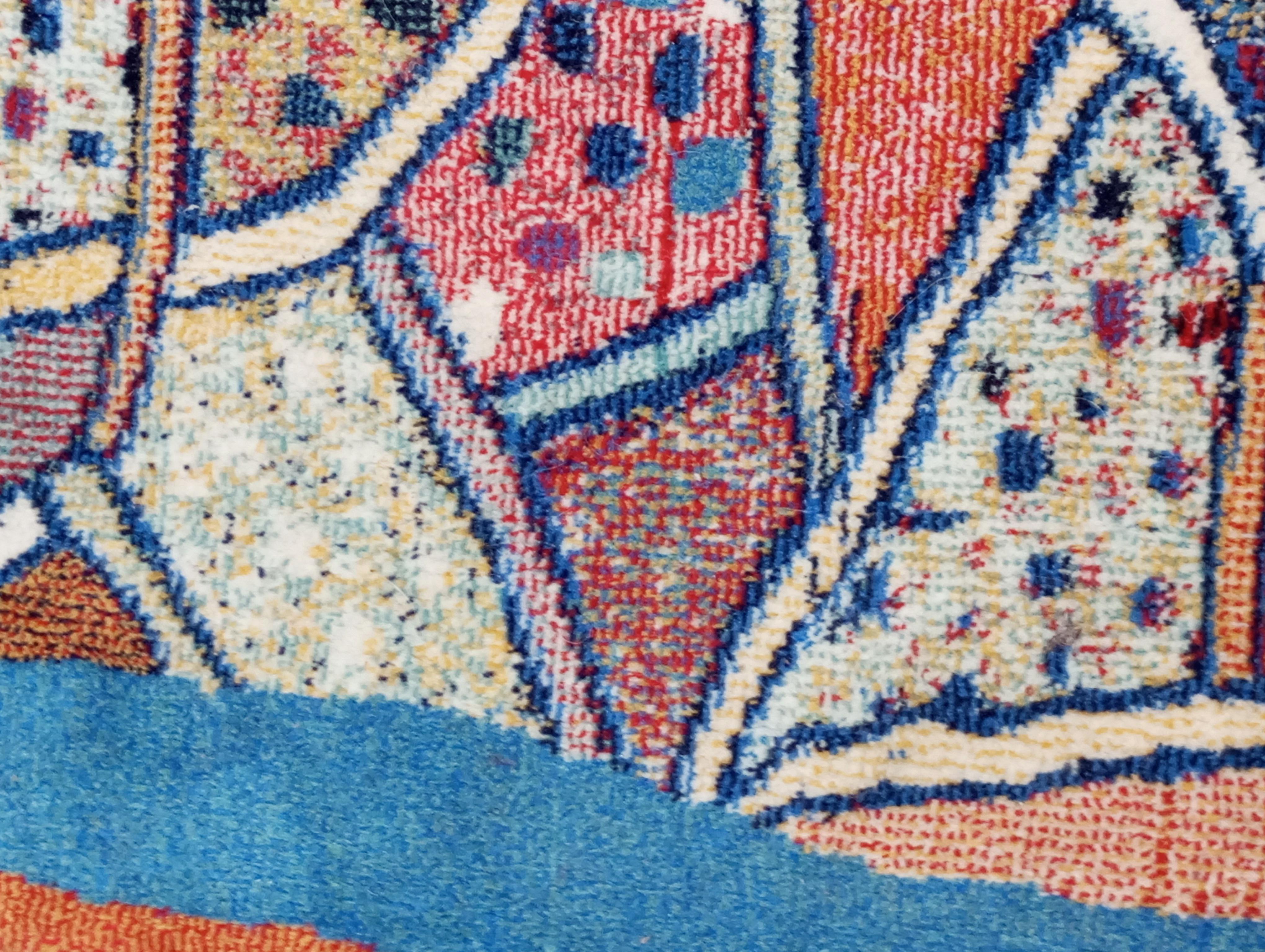 Tapestry wool rug modern design Europe 1970s For Sale 2
