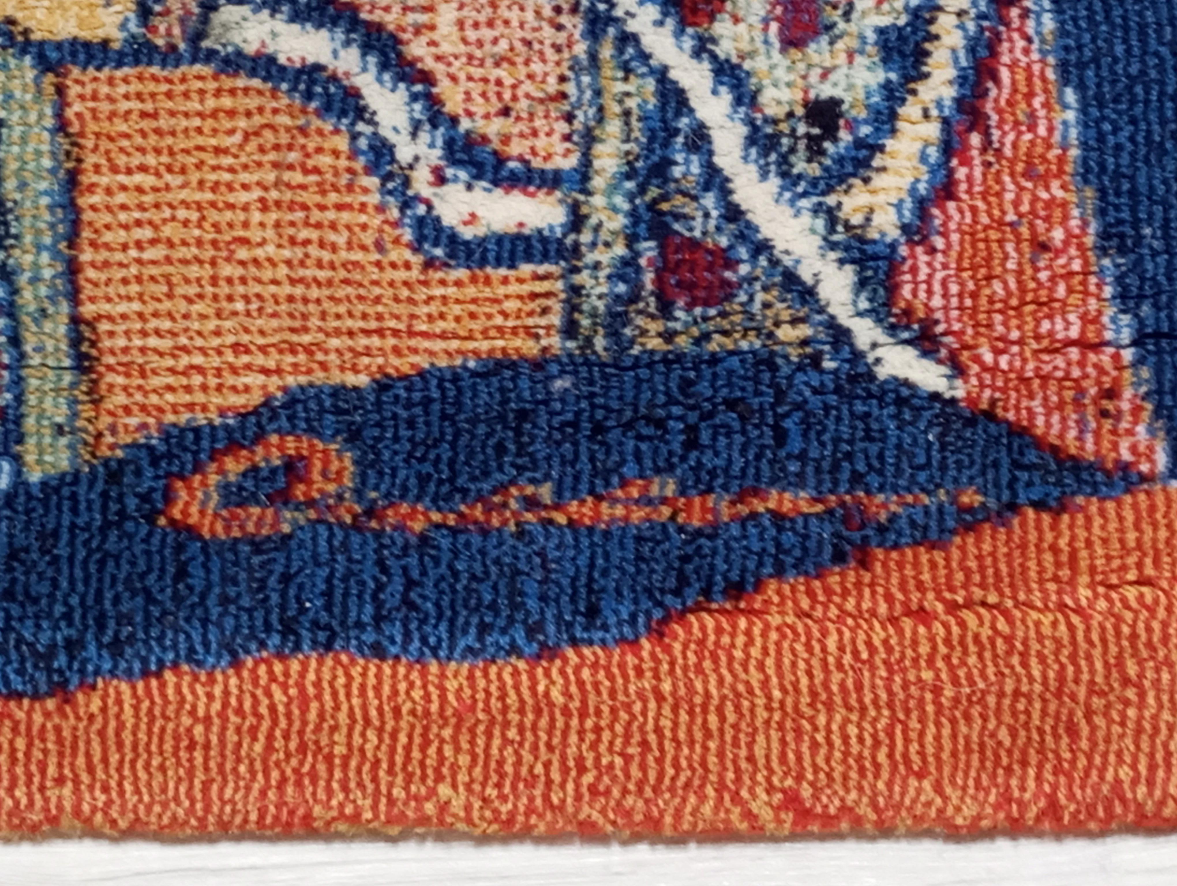 Machine-Made Tapestry wool rug modern design Europe 1970s For Sale