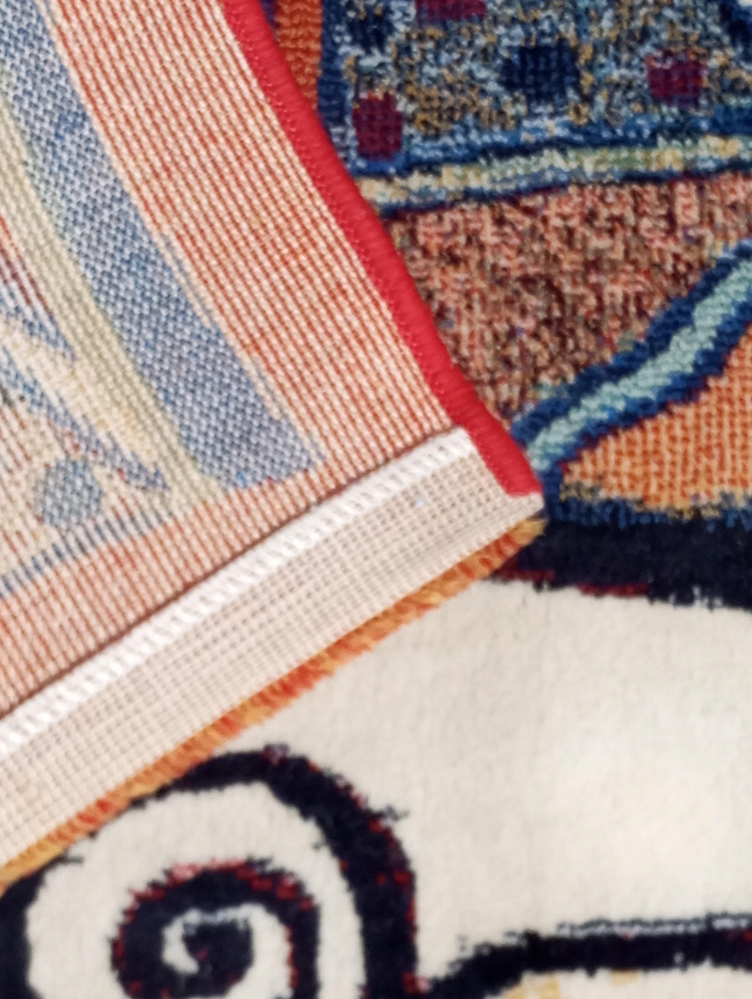 Tapestry wool rug modern design Europe 1970s In Excellent Condition For Sale In Firenze, FI