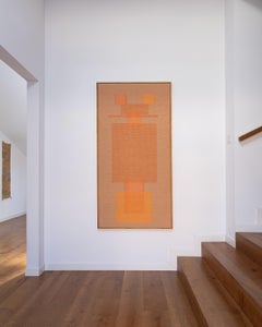 Handwoven Wall Art, Totem No. 1, Minimalist Contemporary Textile Art