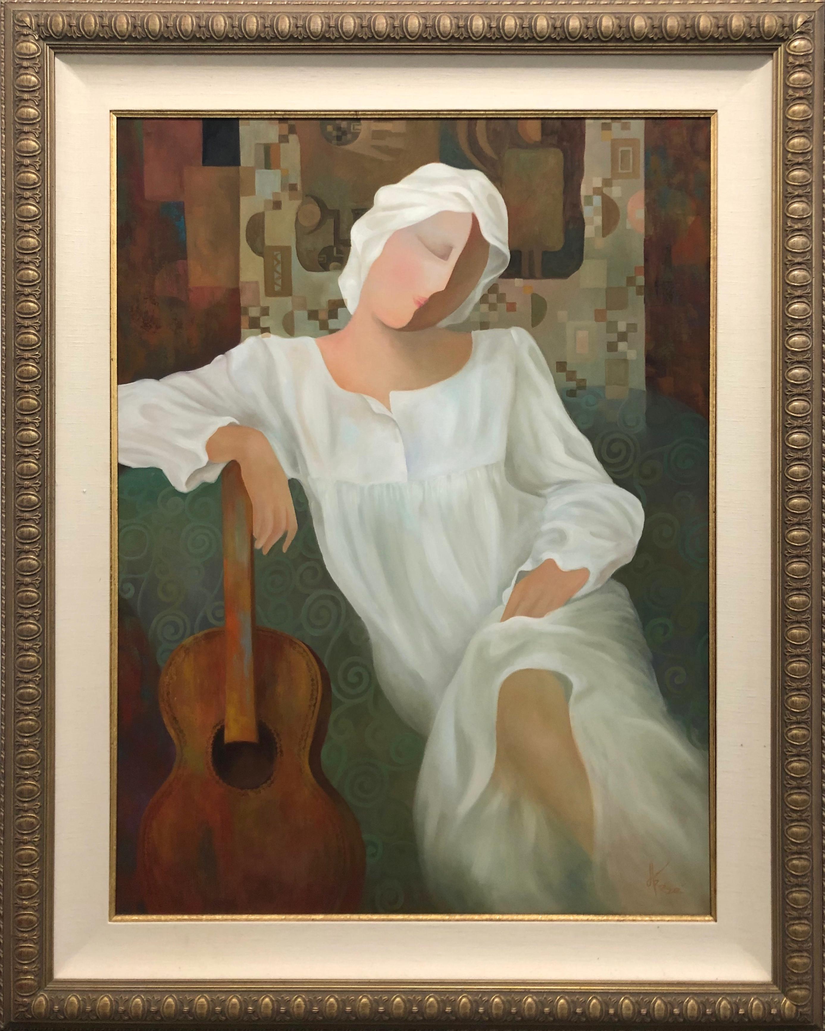 Intermission, woman and guitar
 48